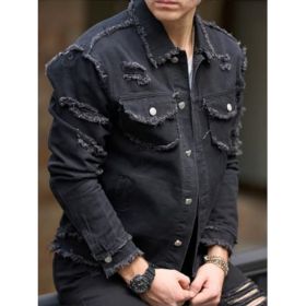 Form-fitting Denim Jacket For Men (Option: Y101M)