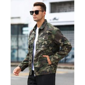 Form-fitting Denim Jacket For Men (Option: Y110XL)