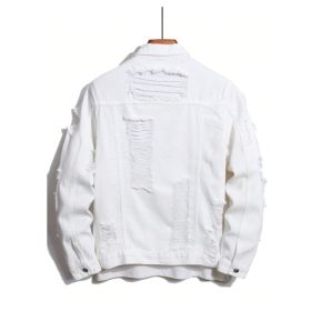 Korean Version Of Loose-fitting Denim Jacket (Option: Y037L)