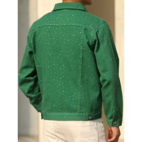 Formal And Well-fitting Denim Jacket (Option: Y036XXXL)