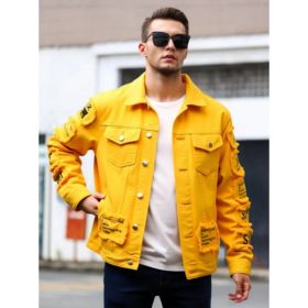 Korean-style Loose Denim Jacket (Option: Y042M)