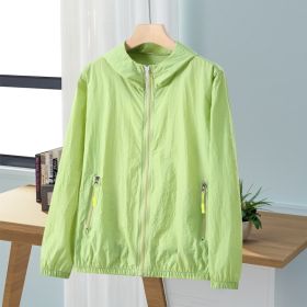 New Summer Mens Loose-Fit Plus-Size Sun-Protective Top That Also Repels Mosquitoes And Insects (Option: Green-L)